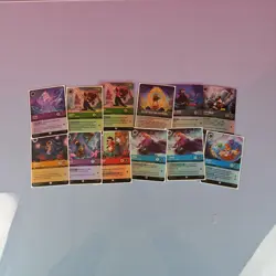 DISNEY LORCANA TCG LOT - ELSA ANNA GOOFY STITCH U.A. 12X CHARAKTERKARTEN DEUTSCH - Image 1