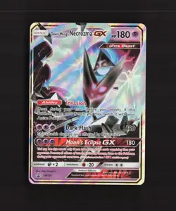 Dawn Wings Necrozma GX SM101 Sun & Moon Black Star Promo Holo Pokemon Card LP+ - Image 1