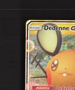 Dedenne GX 57/214 Unbroken Bonds Ultra Rare Holo Pokemon Card LP+ - Image 3