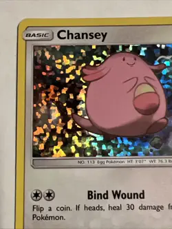 Pokemon Card Chansey 10/12 McDonalds 2018 HOLO Rare LP - Image 4