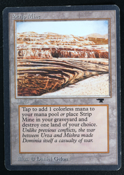 Strip Mine V.2 Magic Card Antiquities MTG - Image 1