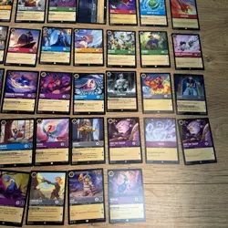 Disney Lorcana Job Lot Bundle Cards Rare Legendary Foil Cards - Image 5
