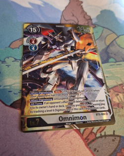 Omnimon BT5-086 Alt Alternative Art Near Mint Unplayed Digimon Card (Kinoshita) - Image 1
