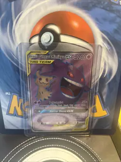 Pokemon TCG Gengar & Mimikyu GX Holo Ultra Rare Card - Image 2