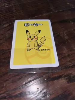 Pikachu Pokemon Center Exclusive Card Old Maid Babanuki 2019 Rare Japanese NM - Image 1