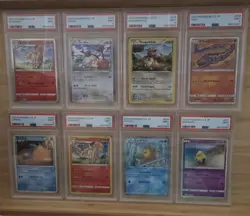 Pokemon Classic Collection Holo Lapras Ponyta Staryu Drowzee 8 Card PSA 9 LOT - Image 1