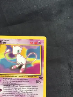 Pokemon Cards: Wizards Black Star Promo: Mew 8 - Image 3
