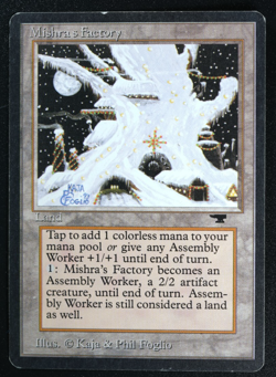 Mishra's Factory (Winter) Magic Card Antiquities MTG - Image 1