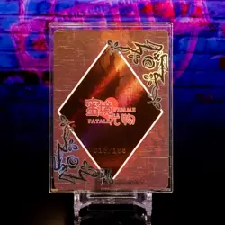 Jinx Waifu Trading Card #015/188 SM-04 Premium Gold Foil Femme League of Legends - Image 3