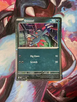 Sneasel 020 Me: Mega Evolution Promo Cosmos Holo NM Pokemon Card 2025 - Image 1