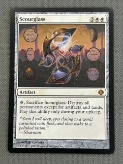 Scourglass NM Shards of Alara MTG Magic The Gathering White English Card - Image 1