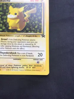 Pokemon Cards: Wizards Black Star Promo: Pikachu 1 - Image 4