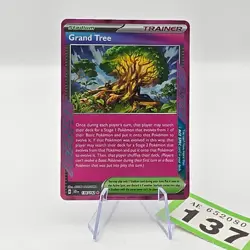 Grand Tree 136/142 S&V Stellar Crown Holo Ace Spec Rare Pokemon Card | 137 - Image 1