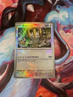 Regigigas 086/131 Sv: Prismatic Evolutions Master Ball Holo NM Pokemon Card 2025 - Image 1
