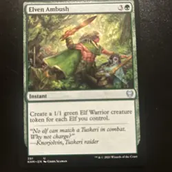 ELVEN AMBUSH - Kaldheim - MTG - Magic the Gathering 391 - Image 2