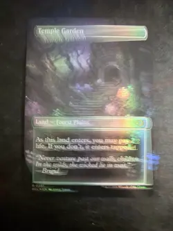 MTG - NM - FOIL - BORDERLESS - Flip - TEMPLE GARDEN - Lorwyn Eclipsed - Image 2