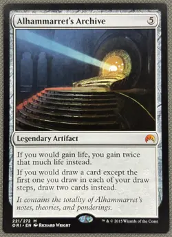 Alhammarret's Archive [Magic Origins] Near Mint NM MTG - Image 1