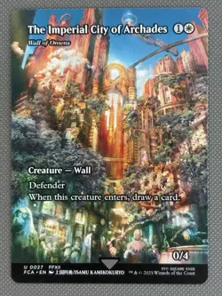 The Imperial City of Archades (Borderless) - MTG - Final Fantasy - NM - Image 2