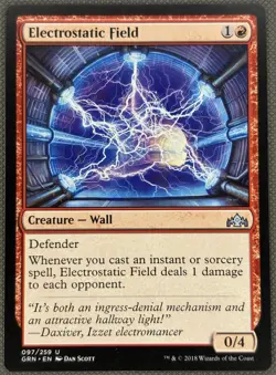 Magic The Gathering MTG ELECTROSTATIC FIELD Guilds of Ravnica NM Near Mint - Image 1