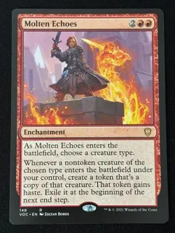 1x MTG Molten Echoes - Commander: Innistrad: Crimson Vow (VOC) #148 - Magic - Image 1