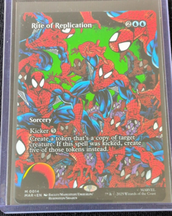 MTG Marvel's Spider-Man Rite of Replication 0014 Mythic Borderless - Image 1