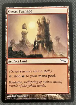 MTG Great Furnace - Mirrodin - Common - Image 1