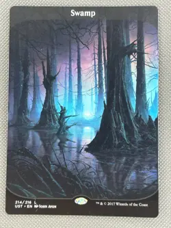 MTG Swamp (214) Unstable Magic The Gathering - Image 2