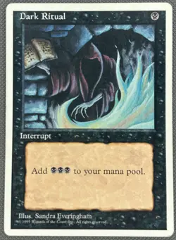 Dark Ritual 4th Edition NM/LP MTG - Image 1