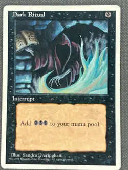 Dark Ritual 4th Edition NM/LP MTG - Image 2