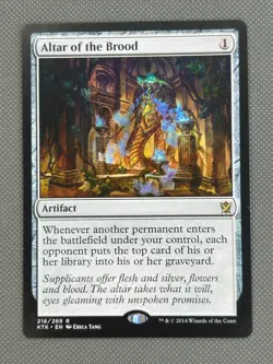 MTG Altar of the Brood Khans of Tarkir 216/269 Regular Rare Magic: The Gathering - Image 1