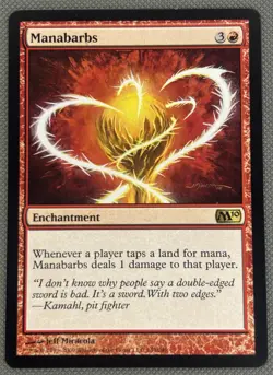 Manabarbs Magic 2010 NM MTG - Image 1