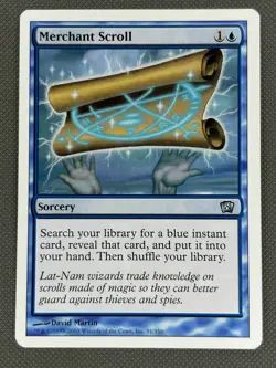 MTG Merchant Scroll NM - 8th Edition Magic the Gathering - Image 1