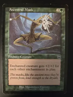 Ancestral Mask LP Mercadian Masques MTG FREE SHIPPING - Image 1