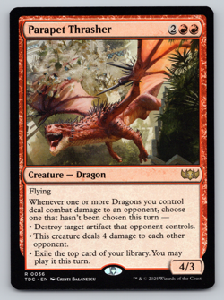 Parapet Thrasher - Commander: Tarkir Dragonstorm - Image 1