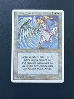 MTG Divine Transformation 4th Edition Magic The Gathering - Image 1