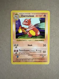 Pokemon - Base Set Shadowless - Charmeleon - 24/102 - Uncommon NM - Image 1