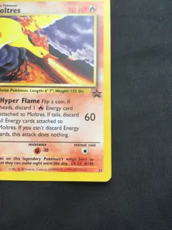 Pokemon Cards: Wizards Black Star Promo: Moltres 21 - Image 4