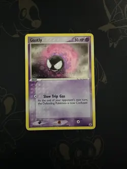 Pokemon TCG Gastly Card FireRed & LeafGreen Reverse Holo 63/112 - Image 1