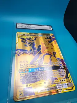 Pokemon TCG Pikachu & Zekrom GX SM248 Jumbo Card CGC 10 Gem Mint - Image 3