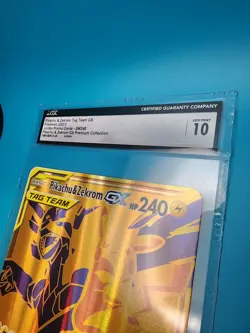 Pokemon TCG Pikachu & Zekrom GX SM248 Jumbo Card CGC 10 Gem Mint - Image 5