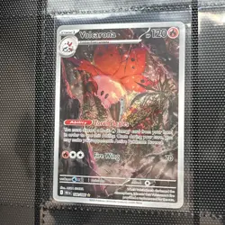 Pokemon TCG 2025 Volcarona Black Bolt Illustration Rare 100/086 Near Mint - Image 1