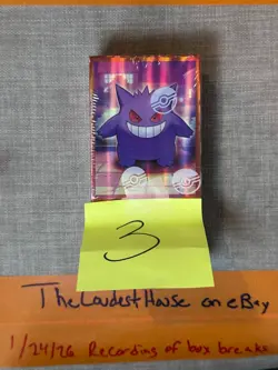 🔥 Pokemon Gem Pack Vol. 3 - Gengar - Sealed Chinese Booster Packs - Box 3 - Image 5