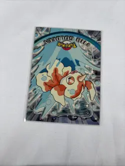2000 Topps Pokemon TV Animation Series Blue Logo #118 Goldeen - Image 4