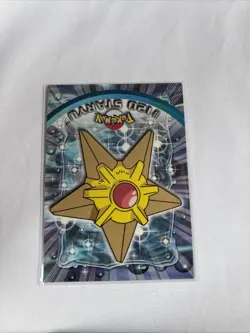 2000 Topps Pokemon TV Animation Series Blue Logo #120 Staryu - Image 3