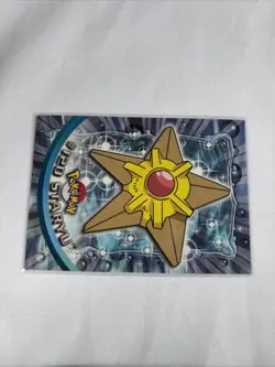 2000 Topps Pokemon TV Animation Series Blue Logo #120 Staryu - Image 4