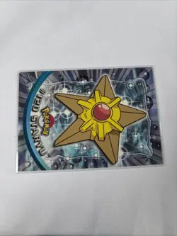 2000 Topps Pokemon TV Animation Series Blue Logo #120 Staryu - Image 4
