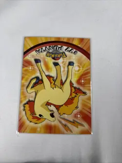 2000 Topps Pokemon TV Animation Series Blue Logo #77 Ponyta - Image 3
