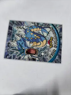 2000 Topps Pokemon TV Animation Series Blue Logo #130 Gyarados - Image 4