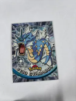 2000 Topps Pokemon TV Animation Series Blue Logo #130 Gyarados - Image 1