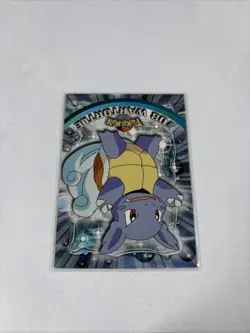 2000 Topps Pokemon TV Animation Series Blue Logo #08 Wartortle - Image 3